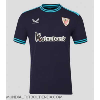 Camiseta Athletic Bilbao Yuri Berchiche #17 Segunda Equipación Replica 2025-26 mangas cortas Camiseta Athletic Bilbao Yuri Berchiche #17 Segunda Equipación Replica 2025-26 mangas cortas